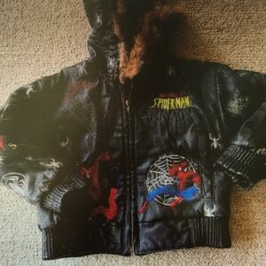 Spider-Man Kids Black Jacket